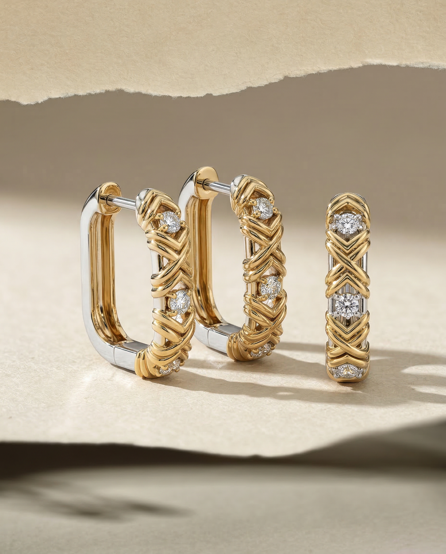 Nostalgia Paperclip Earrings