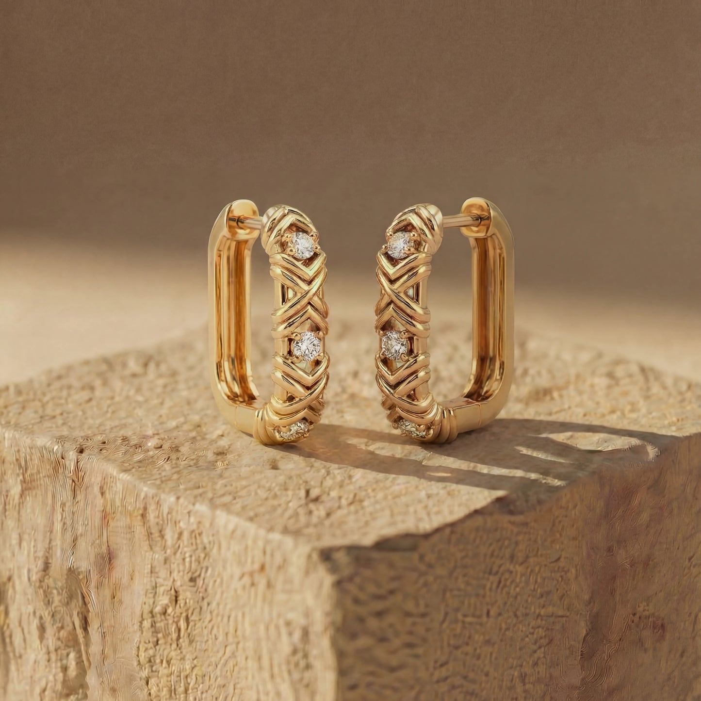 Nostalgia Paperclip Earrings