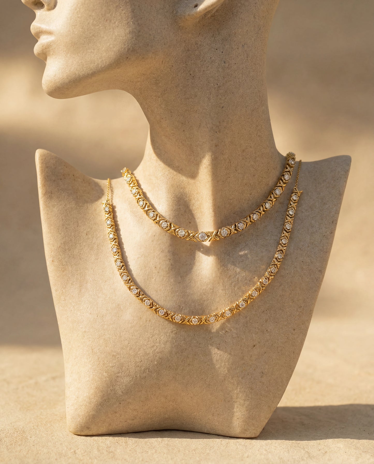 Nostalgia Chunky Tennis Necklace