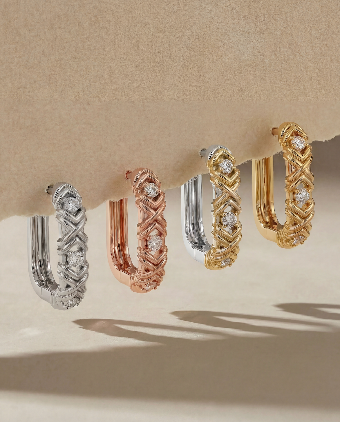 Nostalgia Paperclip Earrings